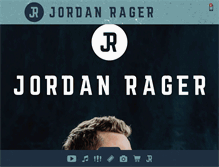 Tablet Screenshot of jordanrager.com